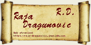 Raja Dragunović vizit kartica